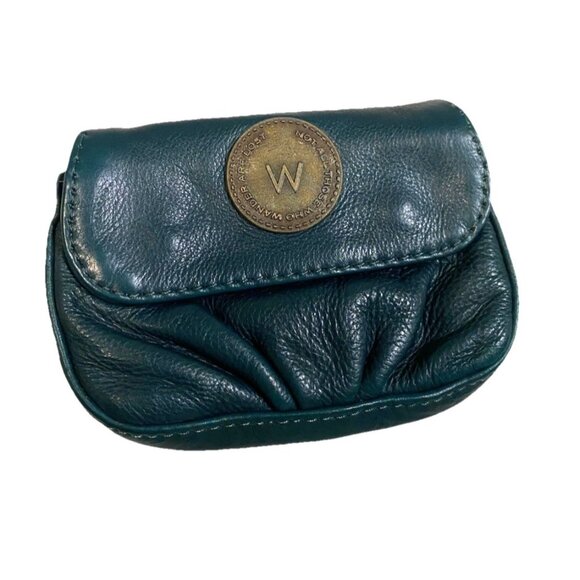 Wanderers Leather Wallet Coin Purse - Teal - Picture 1 of 10